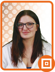 Iryna Sukhomlin vedoucí logistiky a ekonomiky