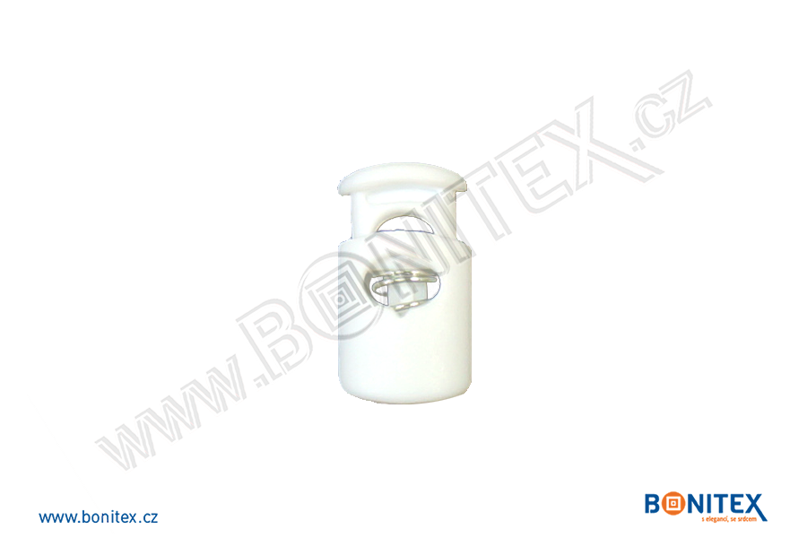Náramky-příslušenství: uzávěr-jednorázový-ovál-plast-12,6x10,8mm, tl.6,4mm-černý - bonitex
